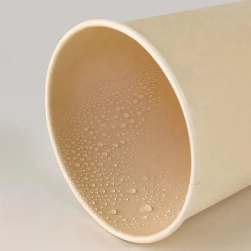 100 / 200 Piece 250Ml Disposable Paper Cups Solid Colour For Hot Drinks