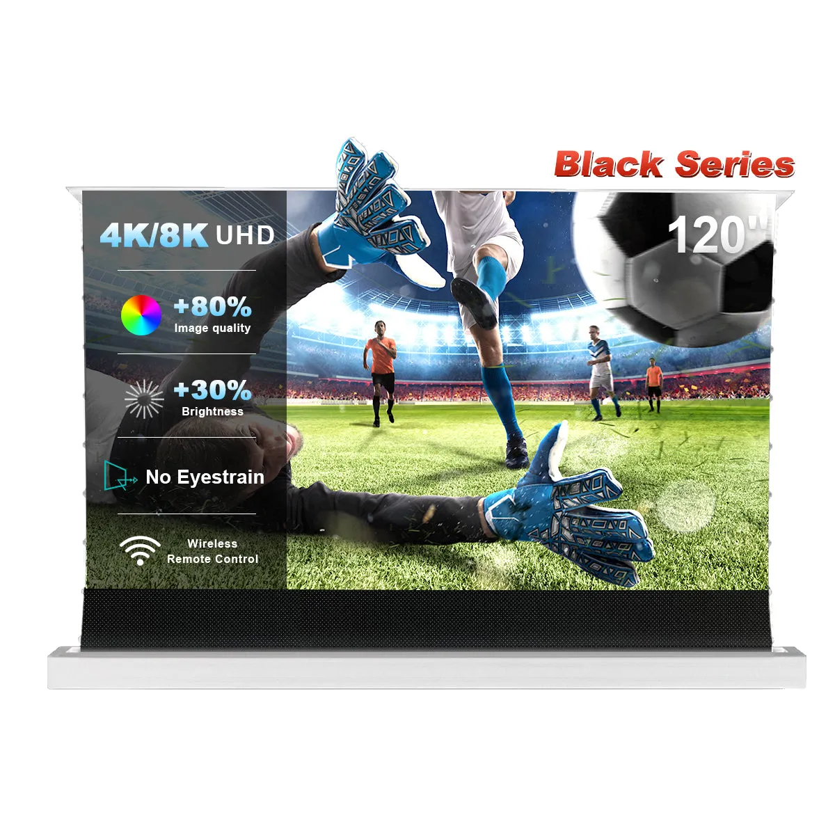 120 inch Nothing Projector Motorized Floor Rising ALR Projector Screen