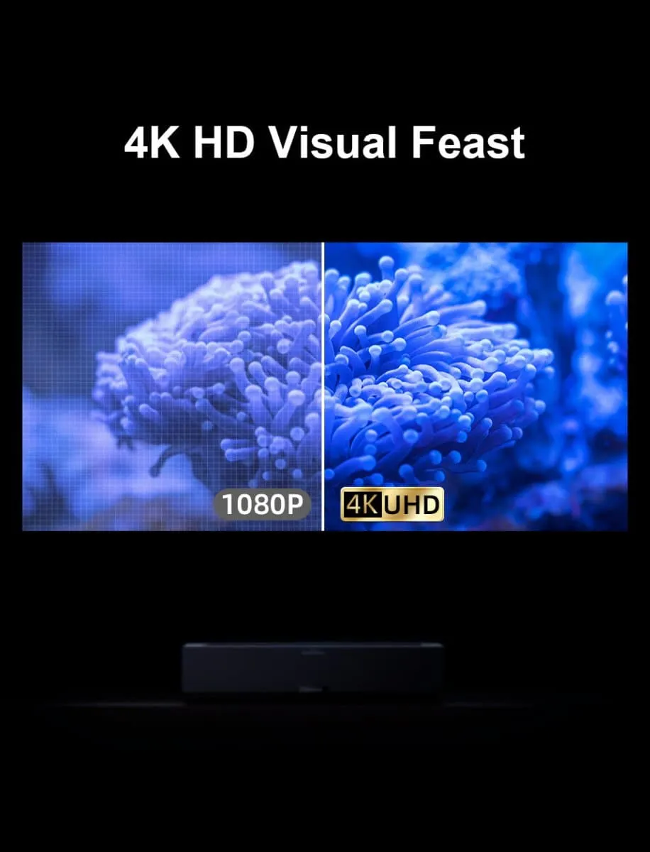 120 inch Nothing Projector Motorized Floor Rising ALR Projector Screen
