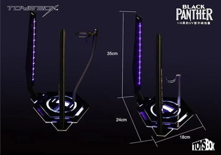 1:6 Black Panther UV Light Display Base Stage