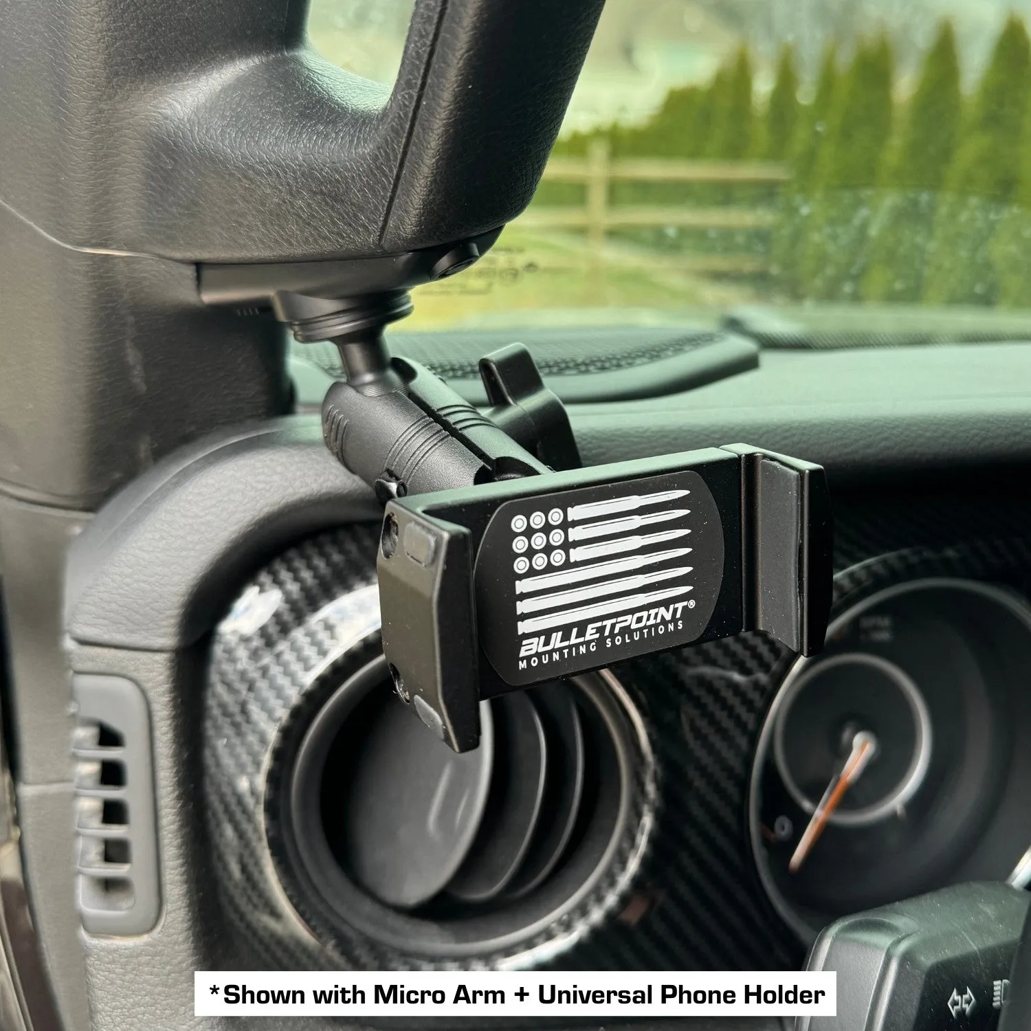 2018-2023 Jeep Wrangler JL   2020-2023 Jeep Gladiator A-Pillar Grab Bar Mount with 20mm Ball