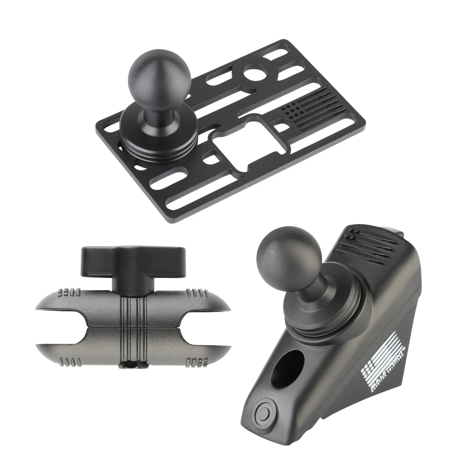 2018-2023 Jeep Wrangler JL   2020-2023 Jeep Gladiator A-Pillar Grab Bar Mount with 20mm Ball
