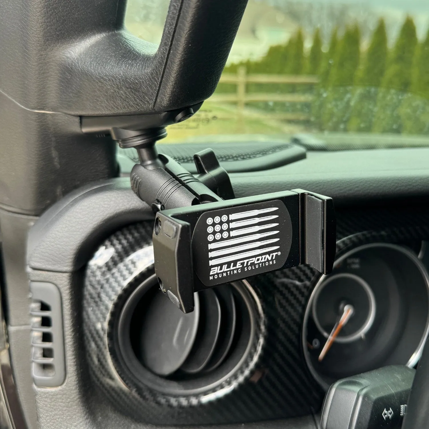 2018-2023 Jeep Wrangler JL   2020-2023 Jeep Gladiator A-Pillar Grab Bar Mount with 20mm Ball