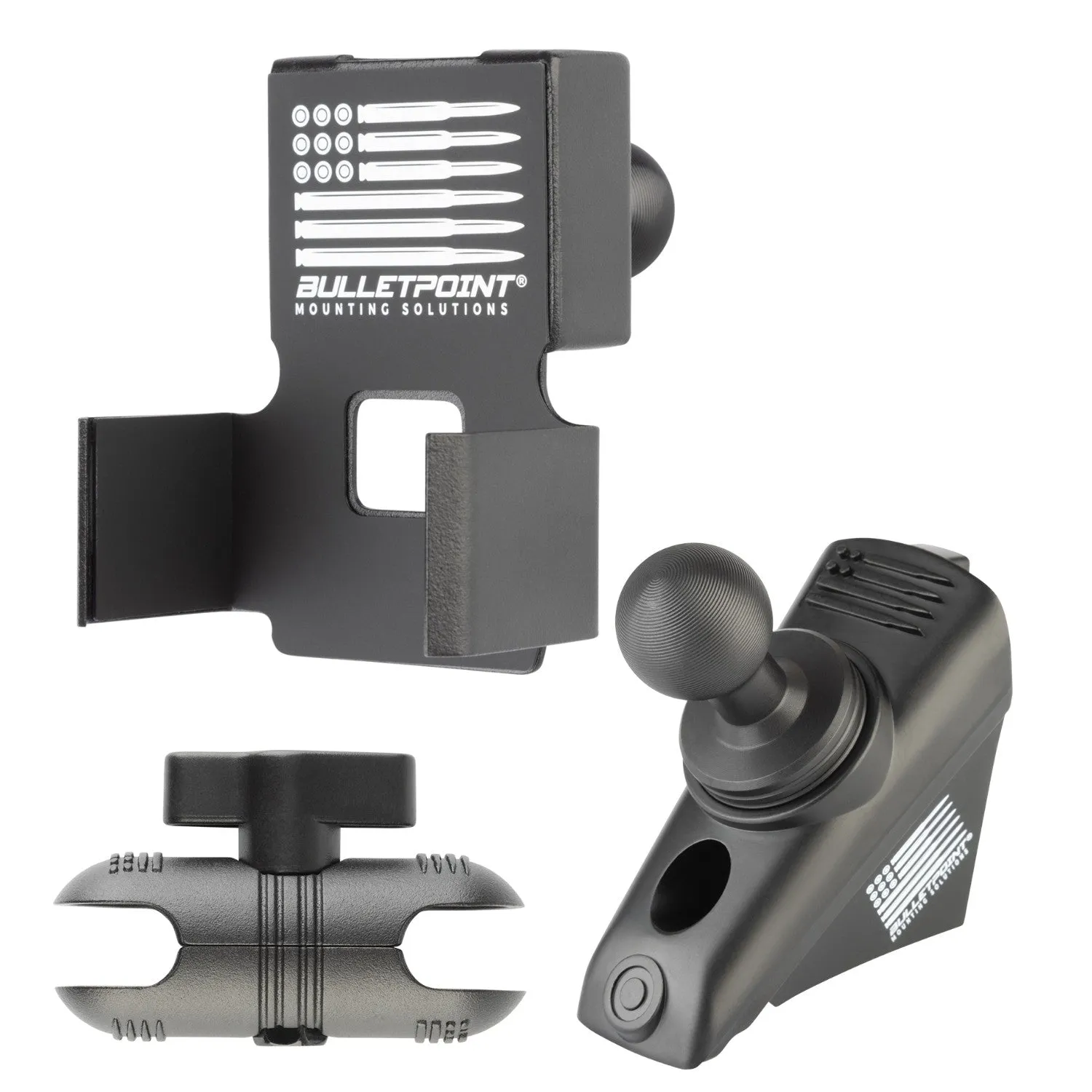 2018-2023 Jeep Wrangler JL   2020-2023 Jeep Gladiator A-Pillar Grab Bar Mount with 20mm Ball