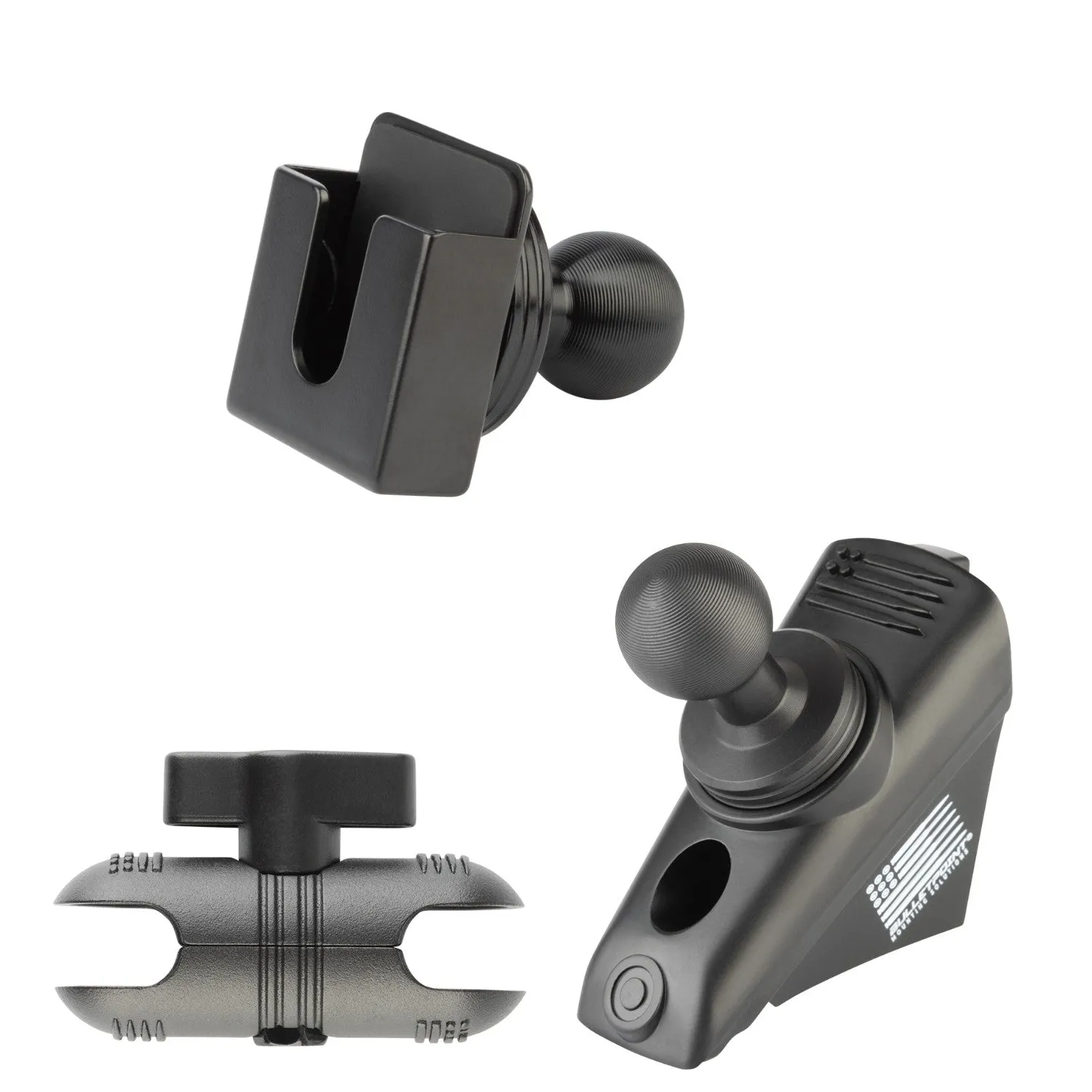 2018-2023 Jeep Wrangler JL   2020-2023 Jeep Gladiator A-Pillar Grab Bar Mount with 20mm Ball