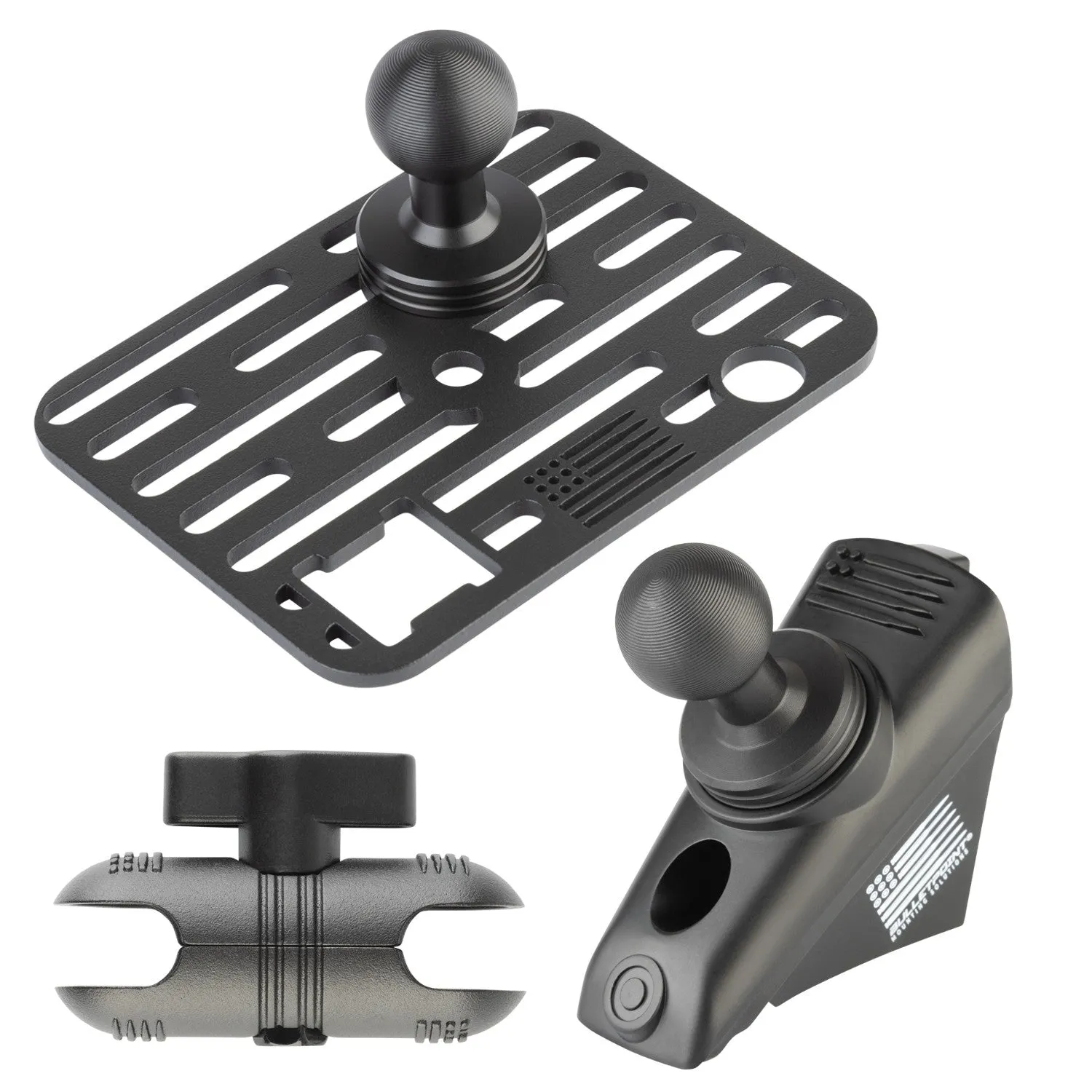 2018-2023 Jeep Wrangler JL   2020-2023 Jeep Gladiator A-Pillar Grab Bar Mount with 20mm Ball