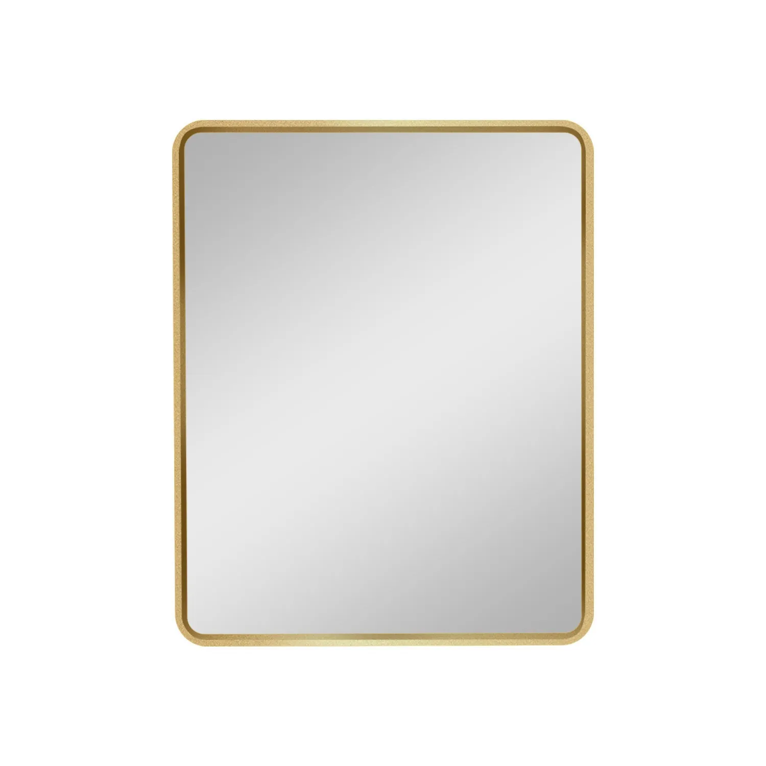 20x28 inch Gold Metal Framed Wall mount or Recessed Bathroom Medicine Cabinet with Mirror