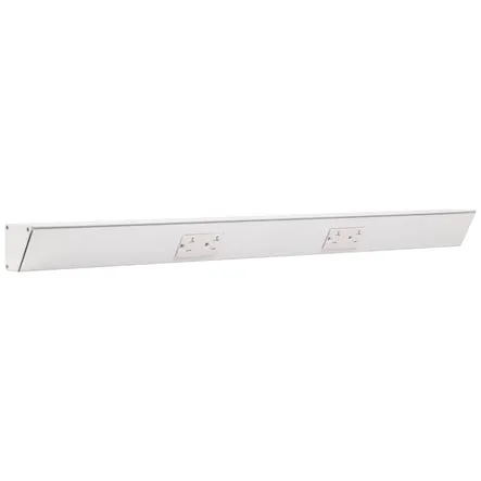 24" Tamper Resistant Two Outlet Under Cabinet Power Strip