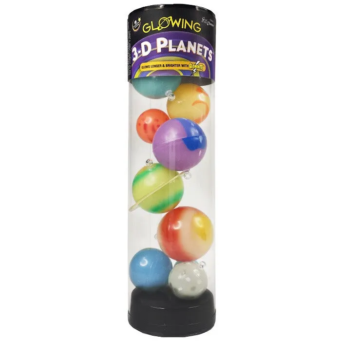 3D Glow Planets