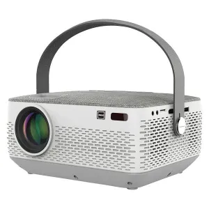 720p HD Bluetooth(R) Home Theater Projector with Rechargable Battery
