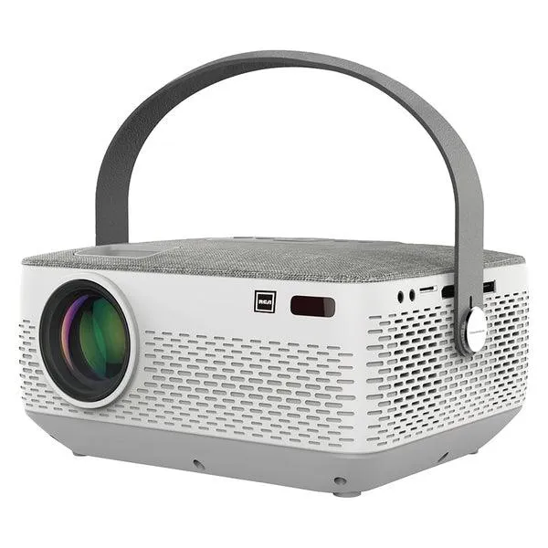720p HD Bluetooth(R) Home Theater Projector with Rechargable Battery