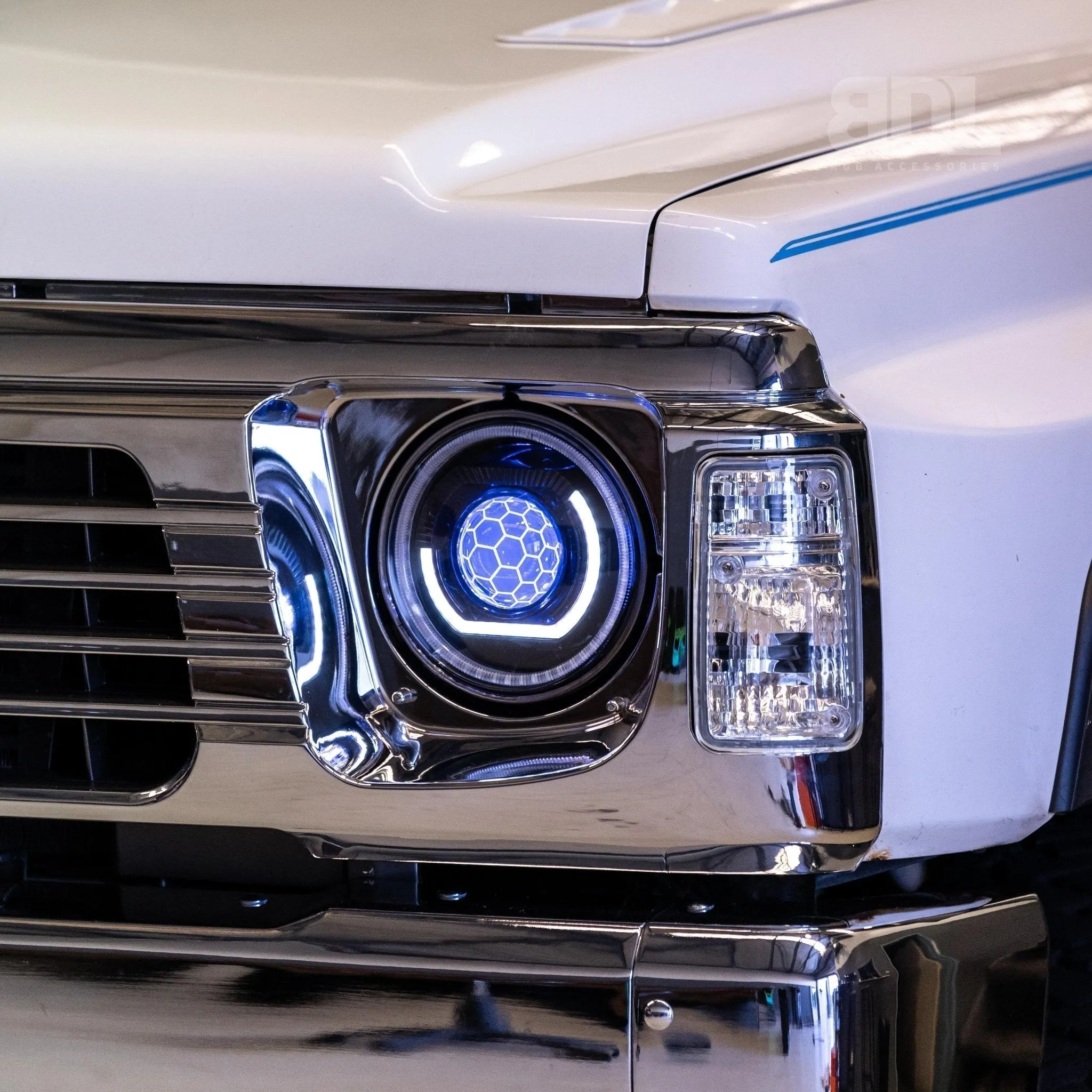 7" 'Angry Eye' Bi-LED Headlights