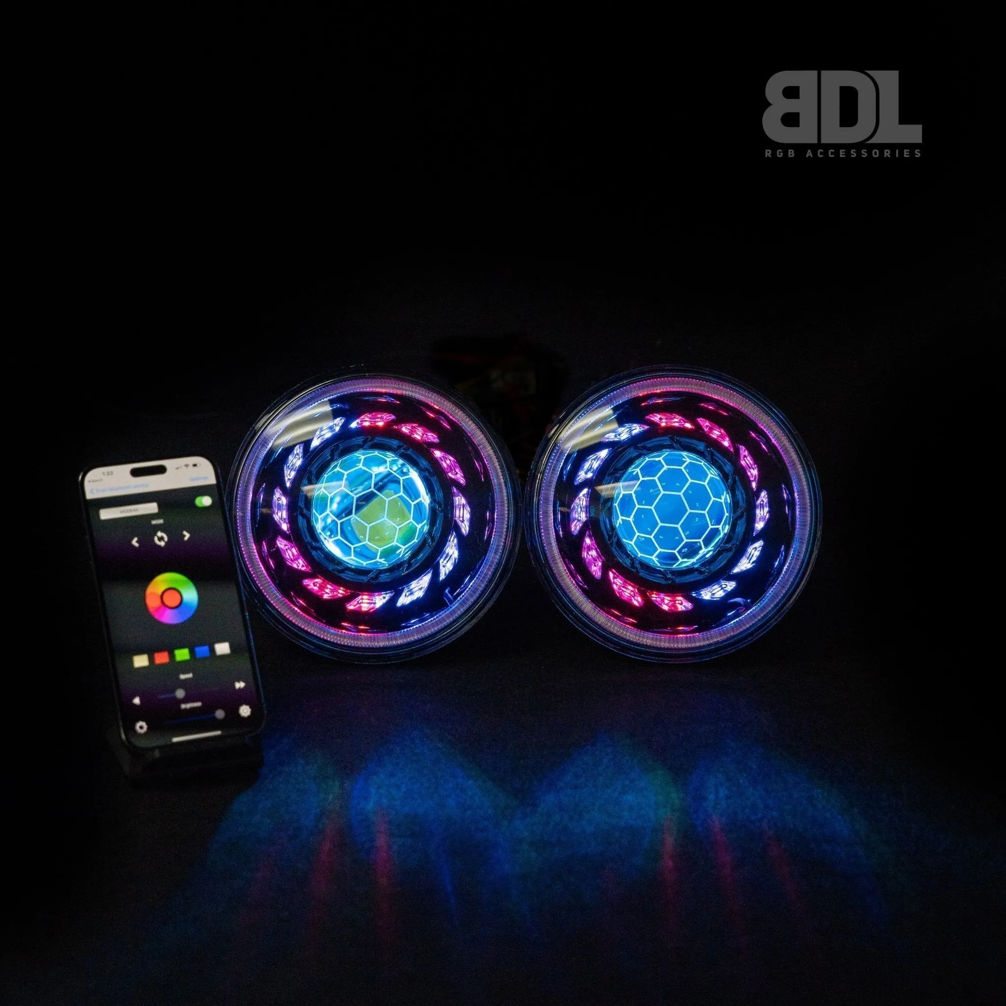 7" 'Turbine' Bi-LED Headlights