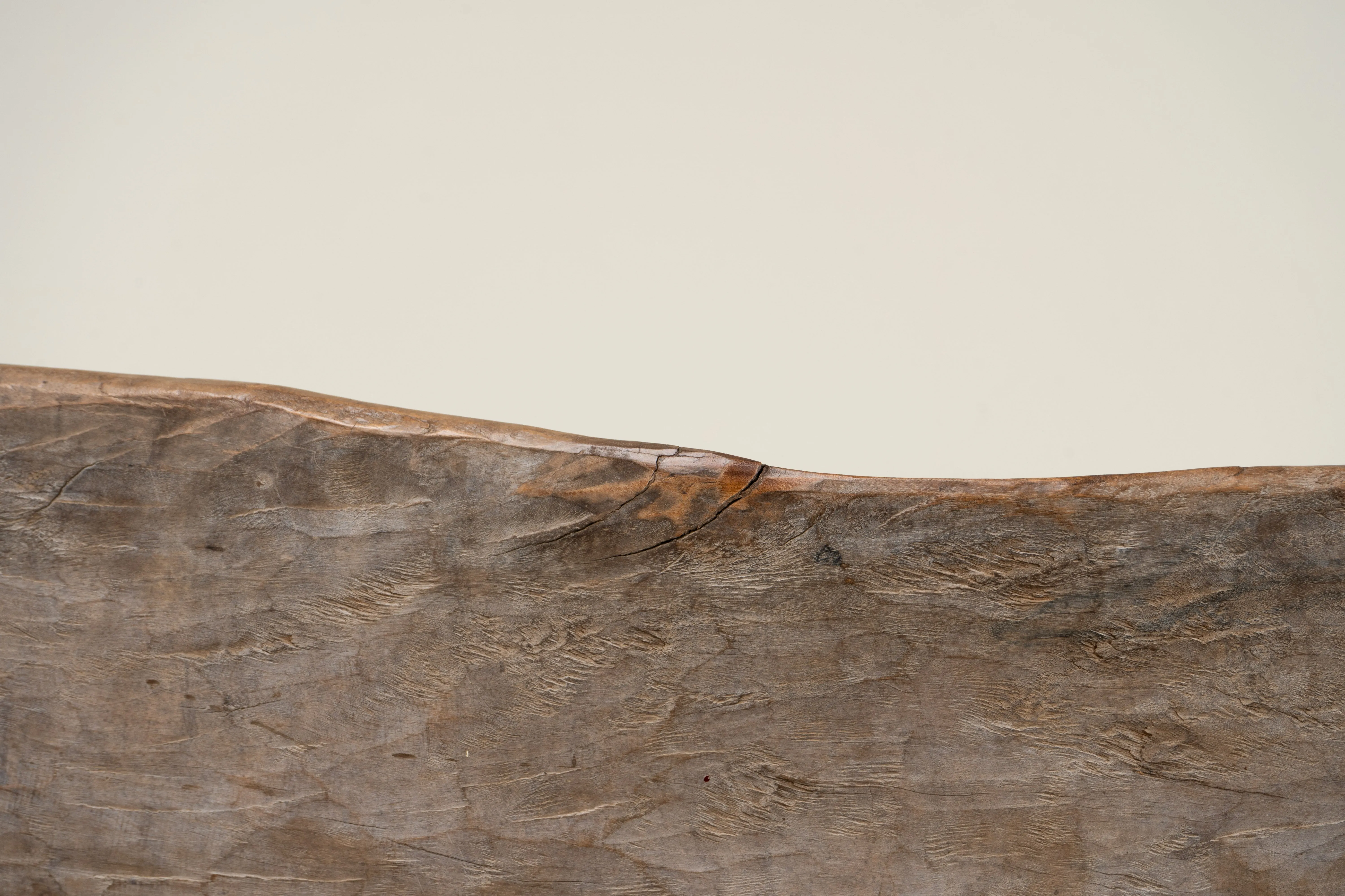 A Wooden Sofa Bench with Animal Sculptures