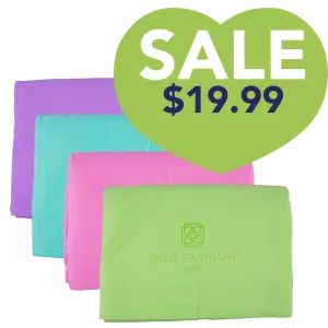 Absorption Towel Set by Dog Fashion Spa