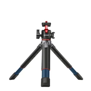 Adjustable Mini Tripod with 360 Ball Head & Accessory Shoe Ideal for Vlogging & Iphone Photography