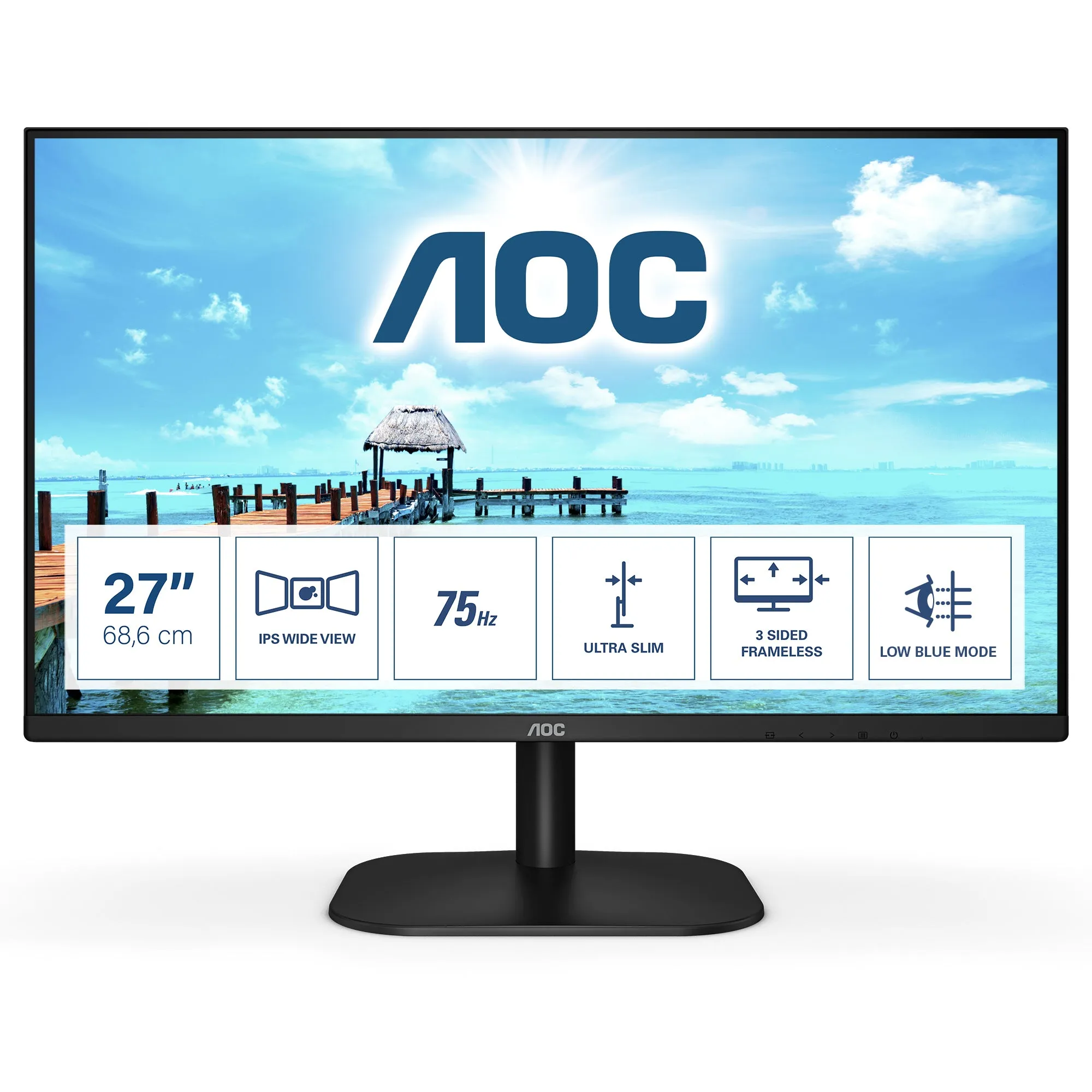 Aoc 27B2h - Led Monitor - Full Hd (1080P) - 27"