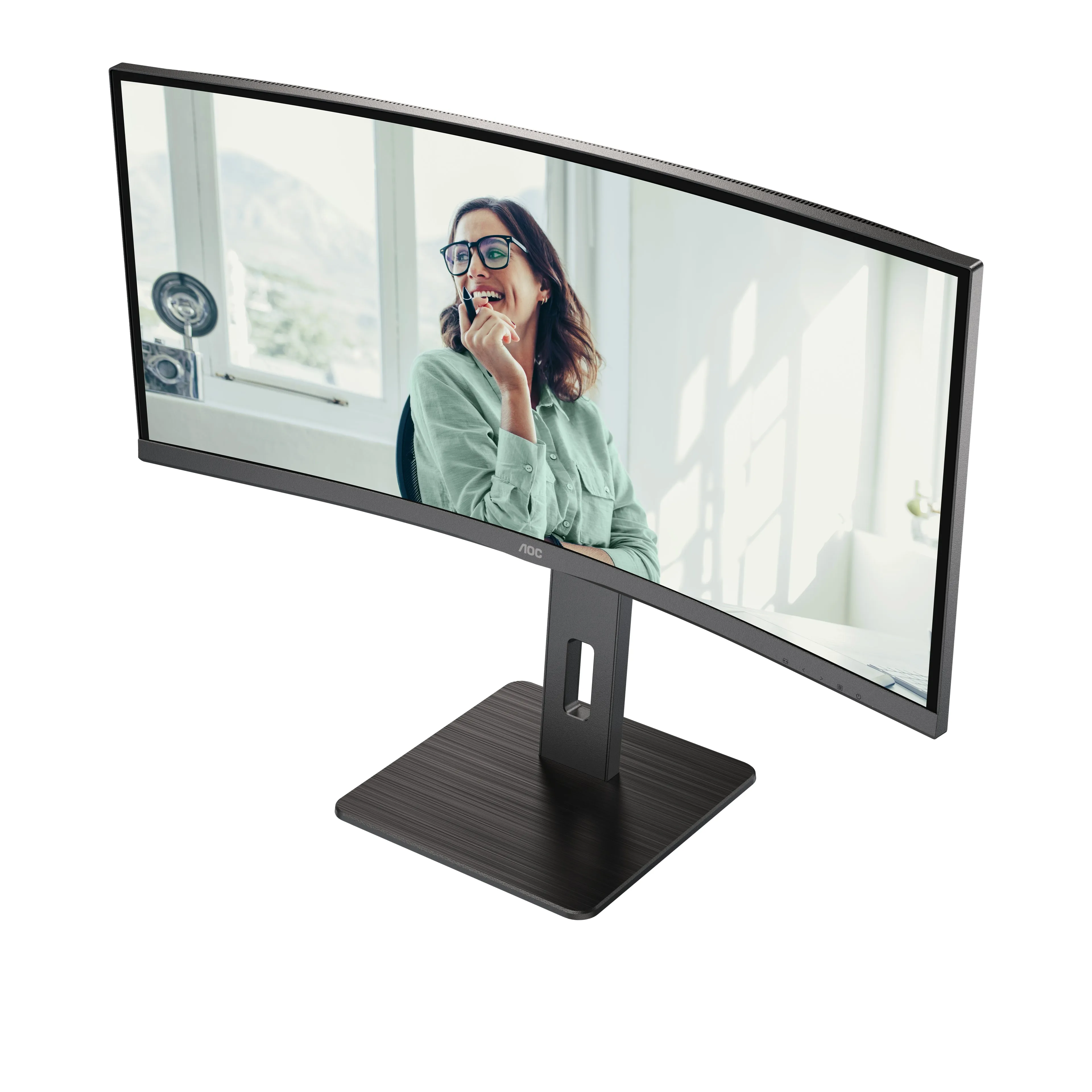 Aoc Pro-Line Cu34p3cv - P3 Series - Led Monitor - Curved - 34" - 3440 X 1440 Uwqhd @ 100 Hz - Va - 300 Cd/M� - 3000:1 -