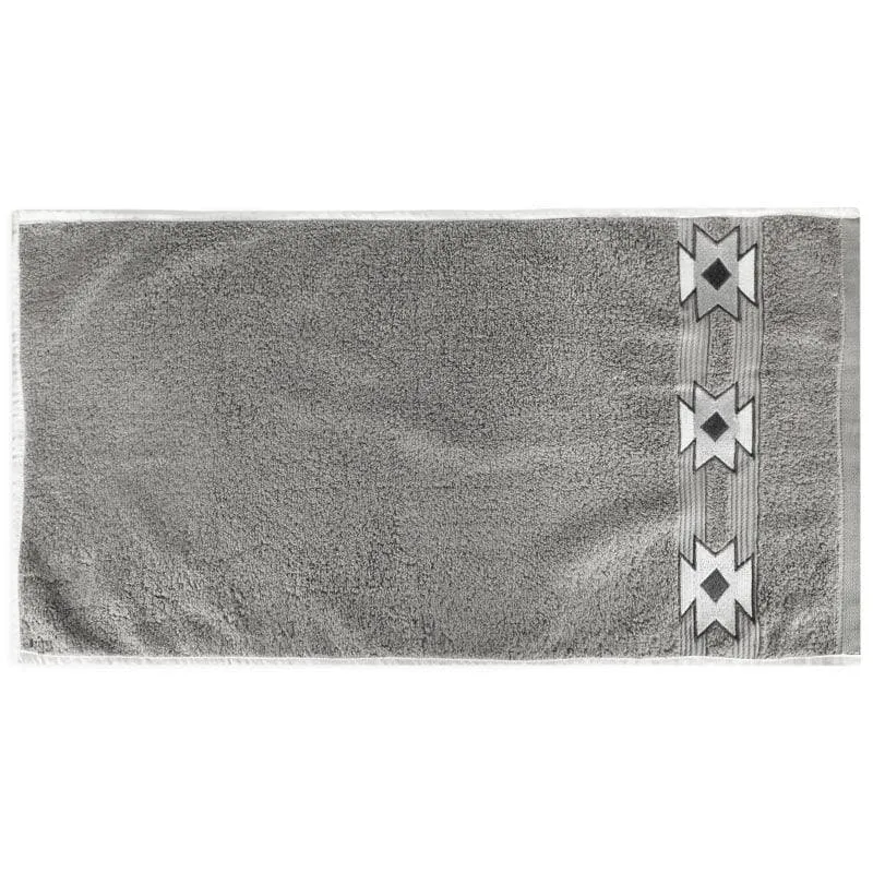 Aqua Ripple Towel (Grey) - Four Piece Set