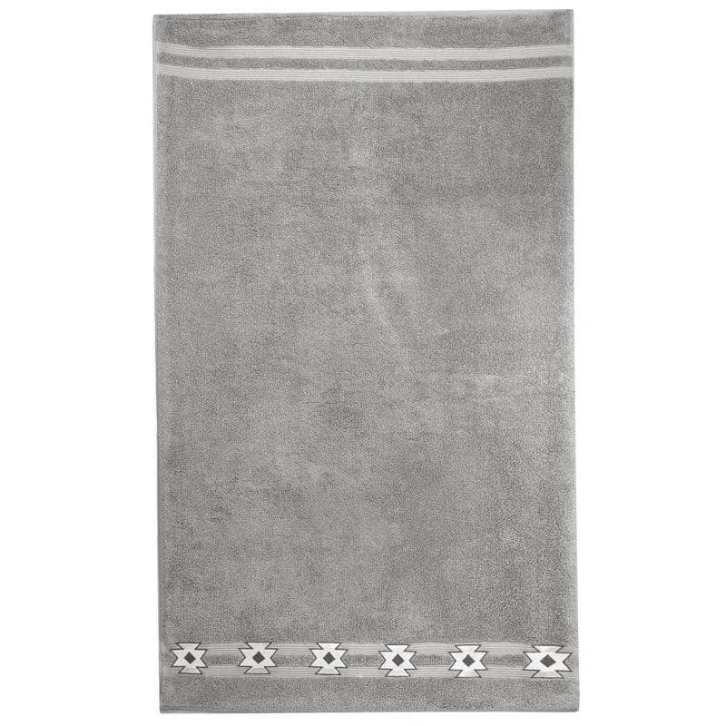 Aqua Ripple Towel (Grey) - Four Piece Set
