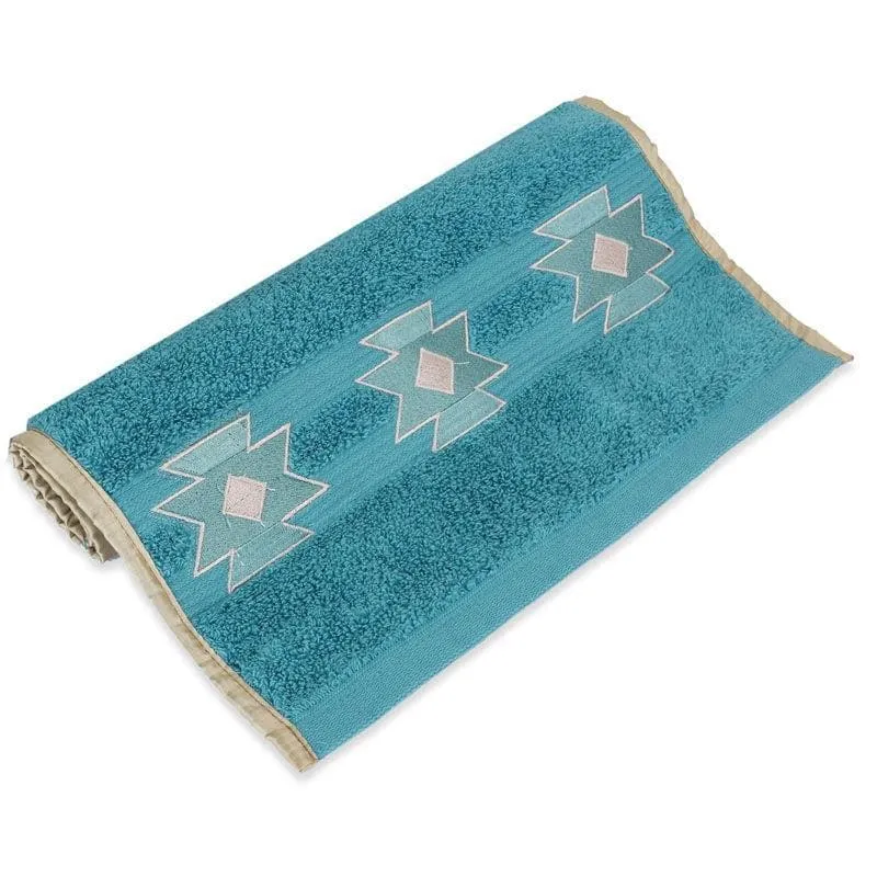 Aqua Ripple Towel (Ocean) - Set Of Eight