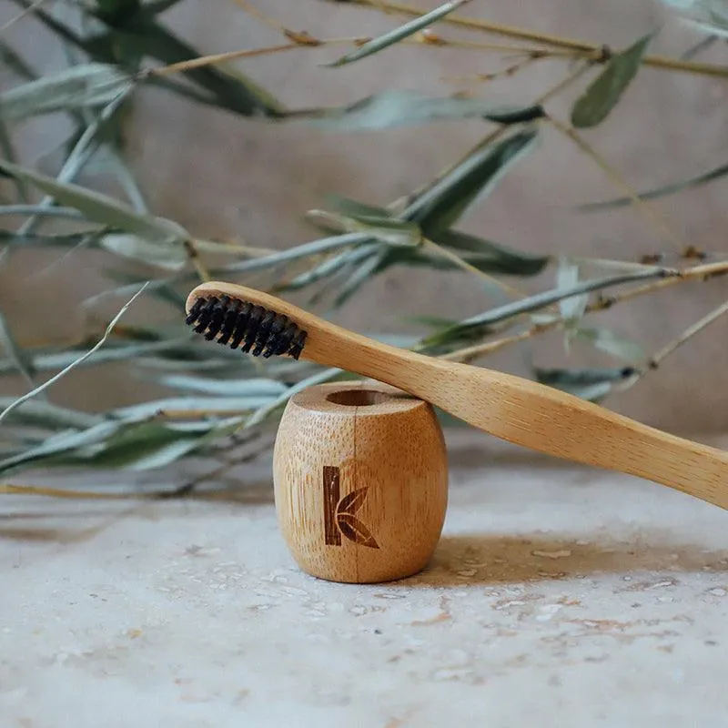 Bamboo Toothbrush Holder