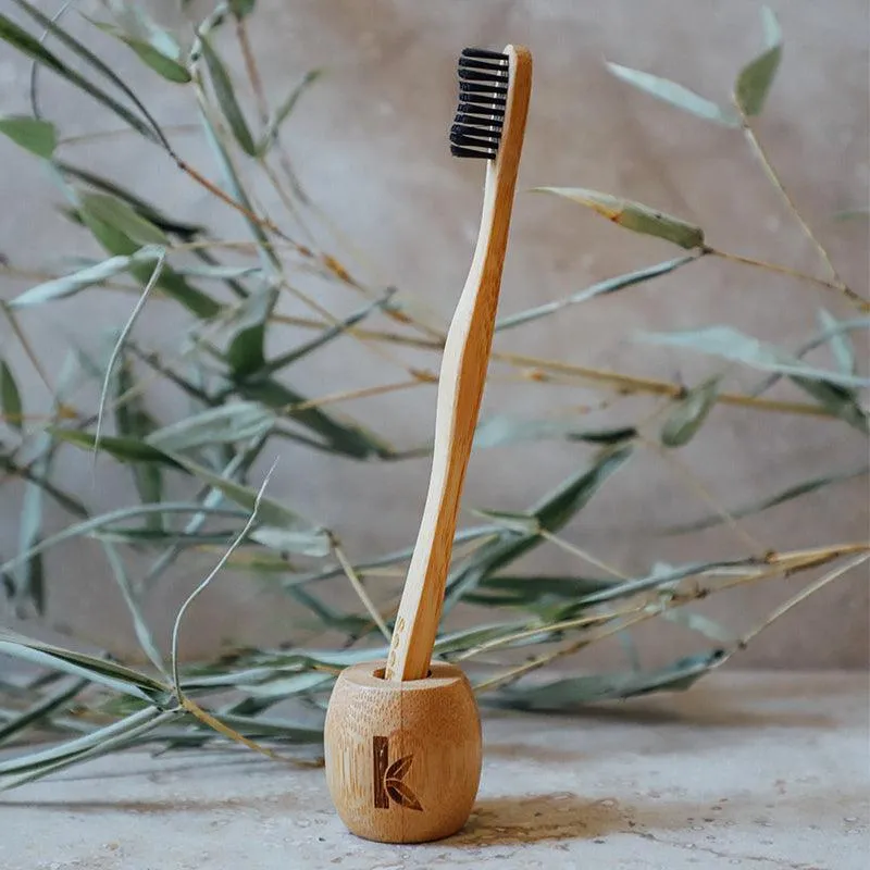 Bamboo Toothbrush Holder