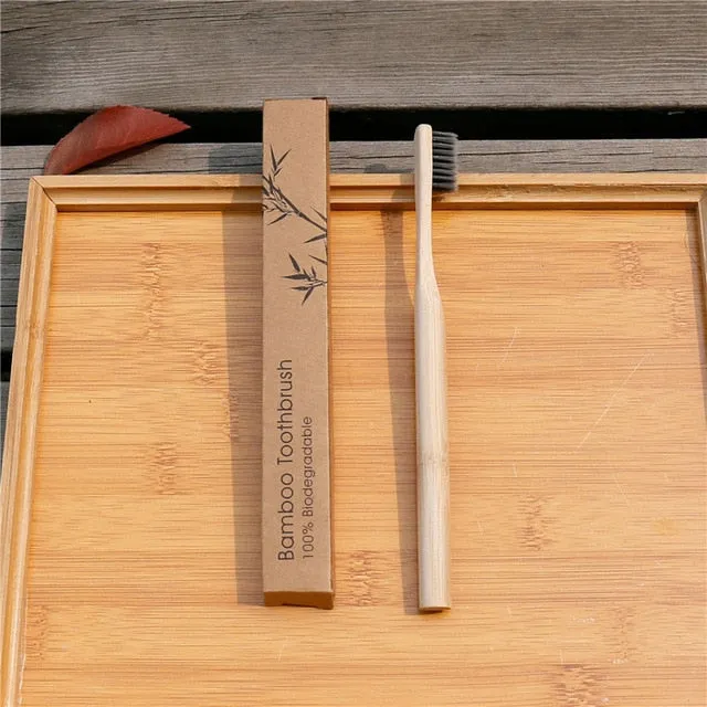 Bamboo Toothbrush Wooden Health Soft Fibre Wood