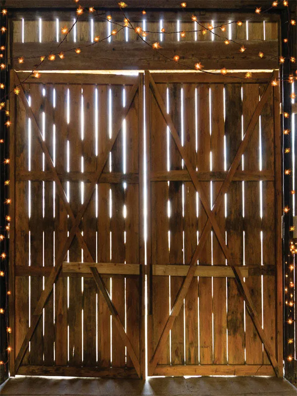 Barn Lights Photography Backdrop