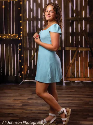 Barn Lights Photography Backdrop