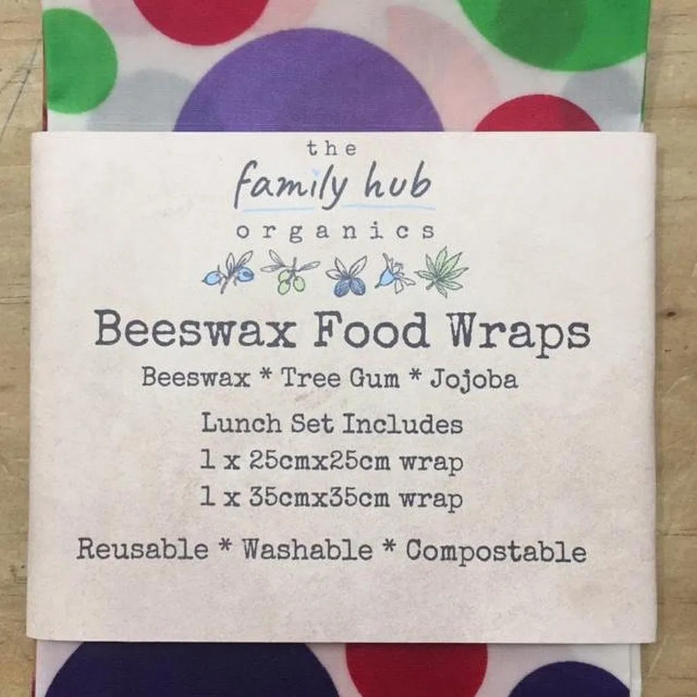 Beeswax Food Wraps from The Family Hub - The Lunchbox Set