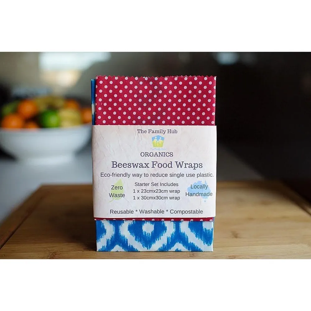 Beeswax Food Wraps from The Family Hub - The Starter Set