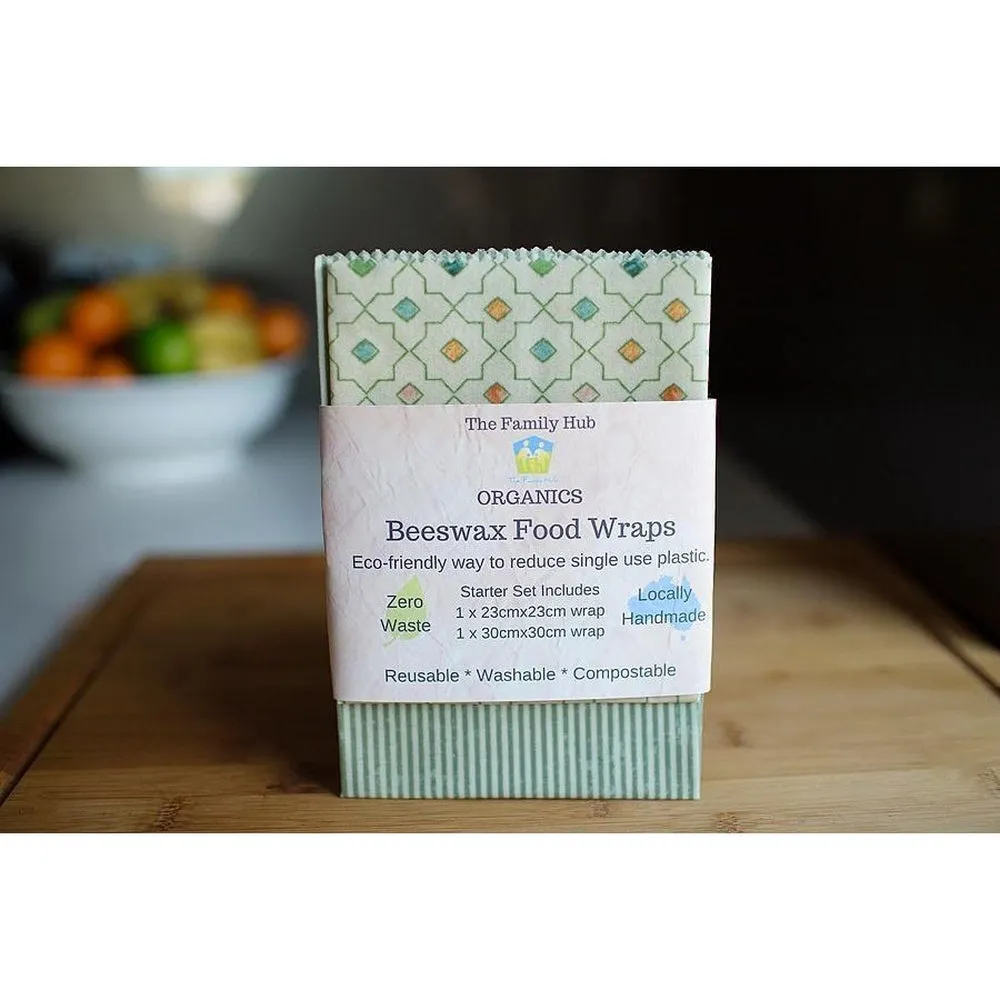Beeswax Food Wraps from The Family Hub - The Starter Set