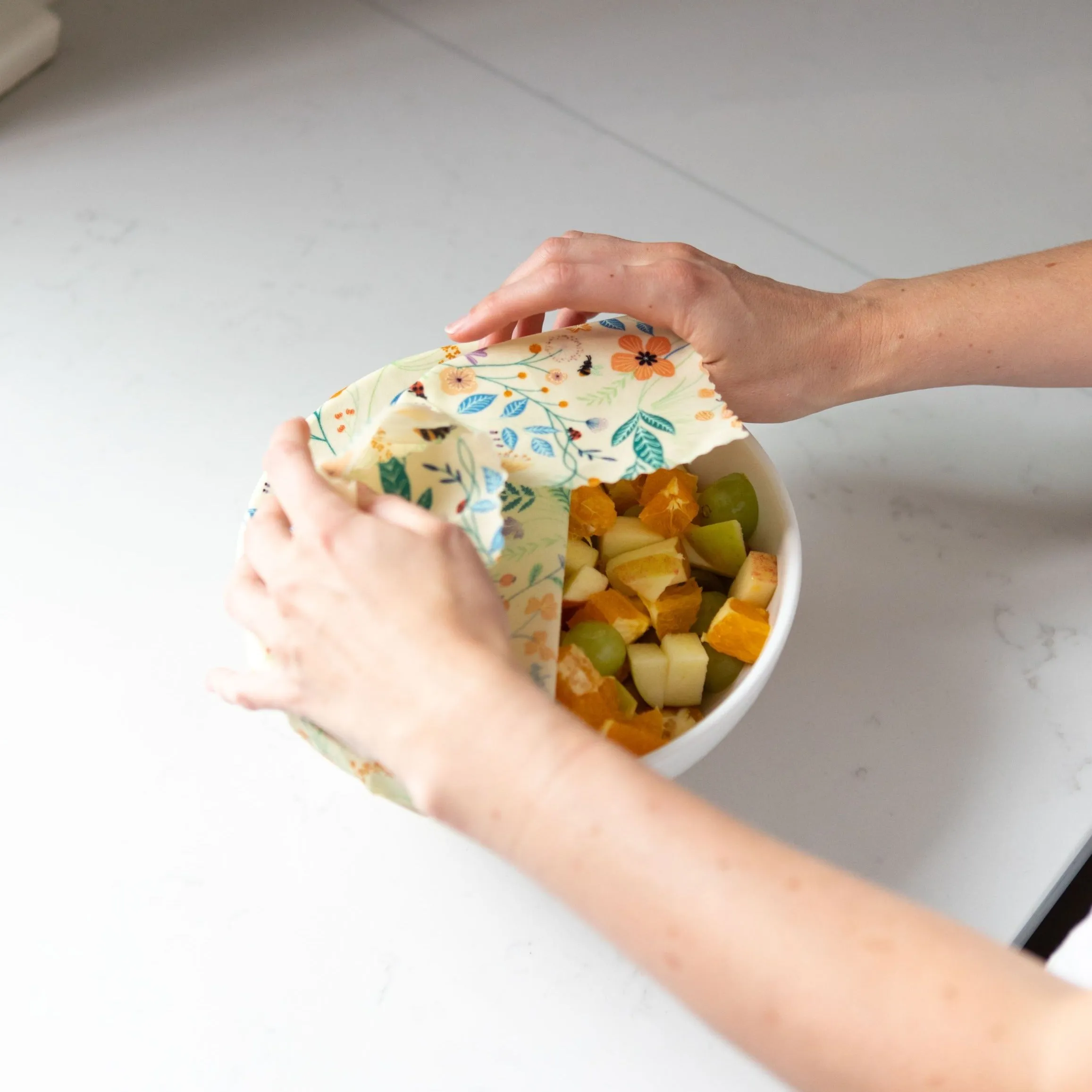 Beeswax Food Wraps: Pollinators Single Medium