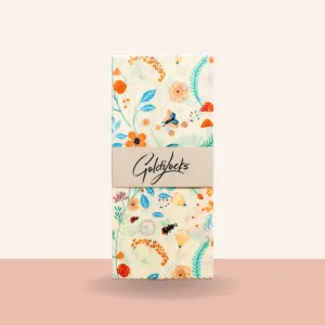 Beeswax Food Wraps: Pollinators Single Medium