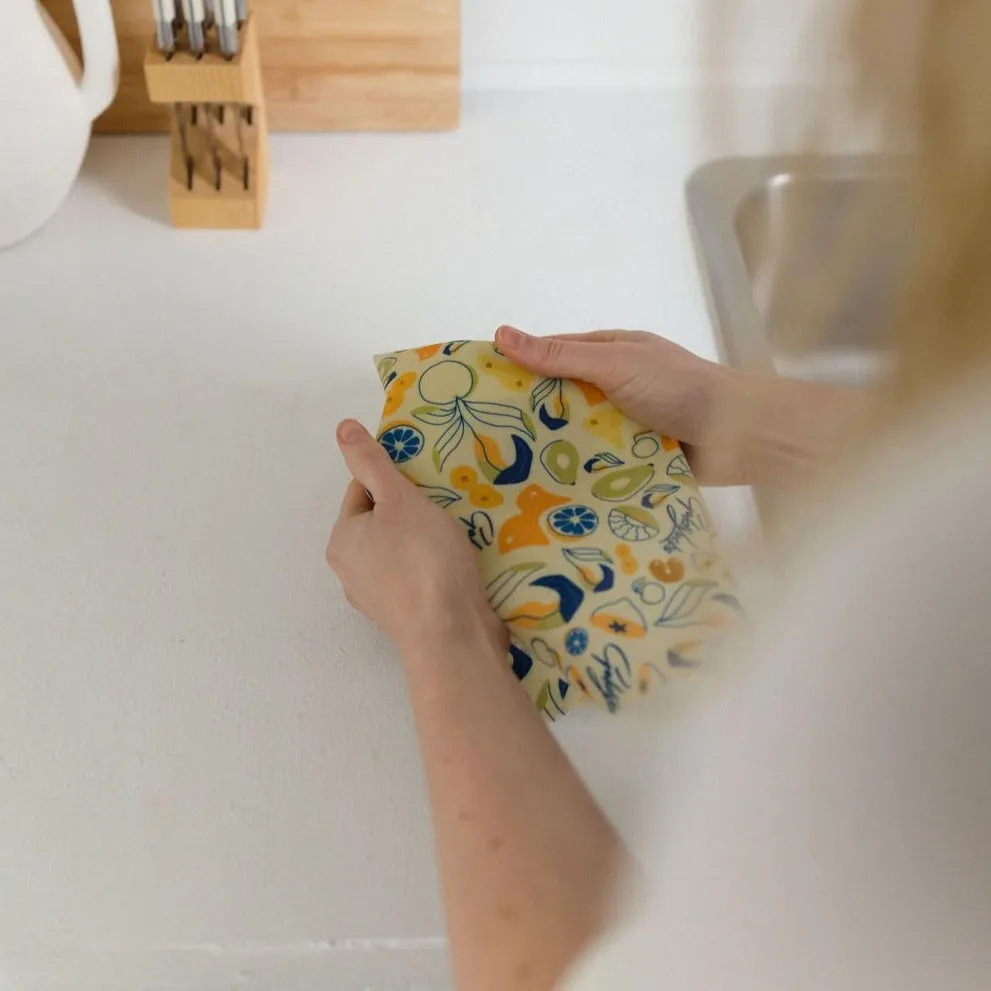Beeswax Food Wraps: Show Me Your Melons Single Medium
