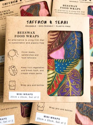 BEESWAX MINI FOOD WRAP SET (2 IN 1)