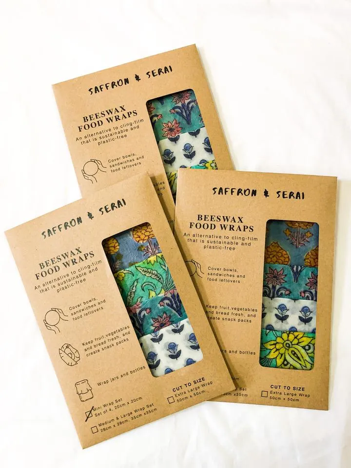 BEESWAX MINI FOOD WRAP SET (4 IN 1)