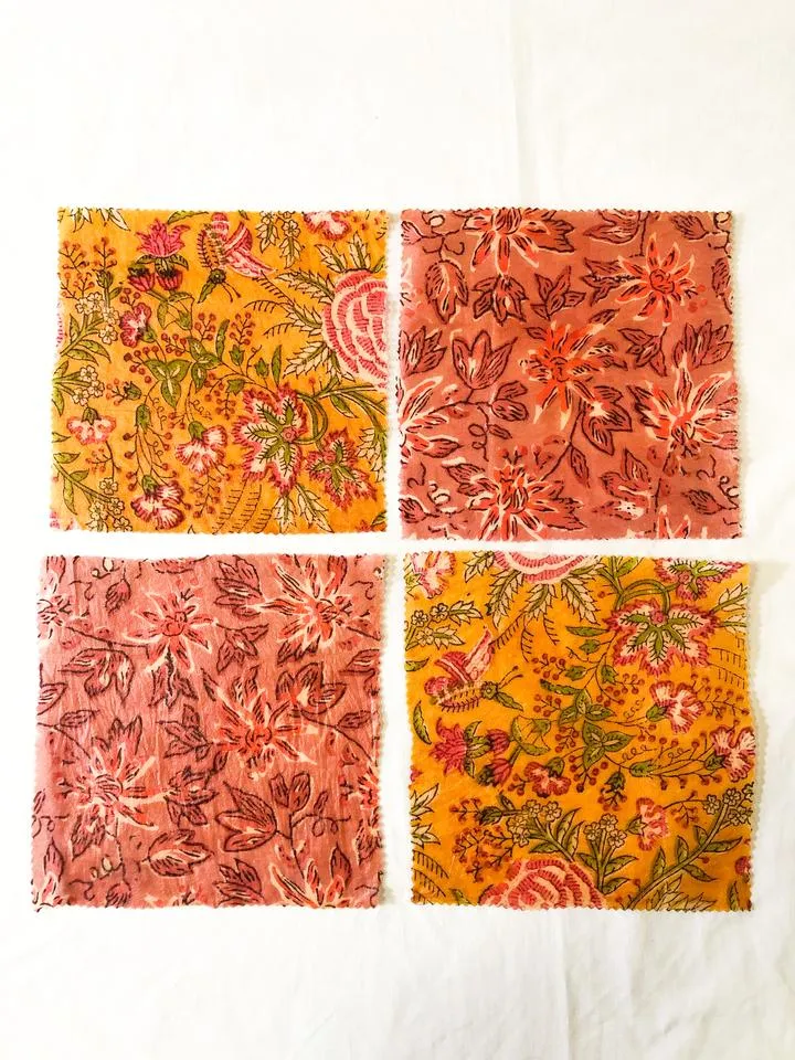 BEESWAX MINI FOOD WRAP SET (4 IN 1)