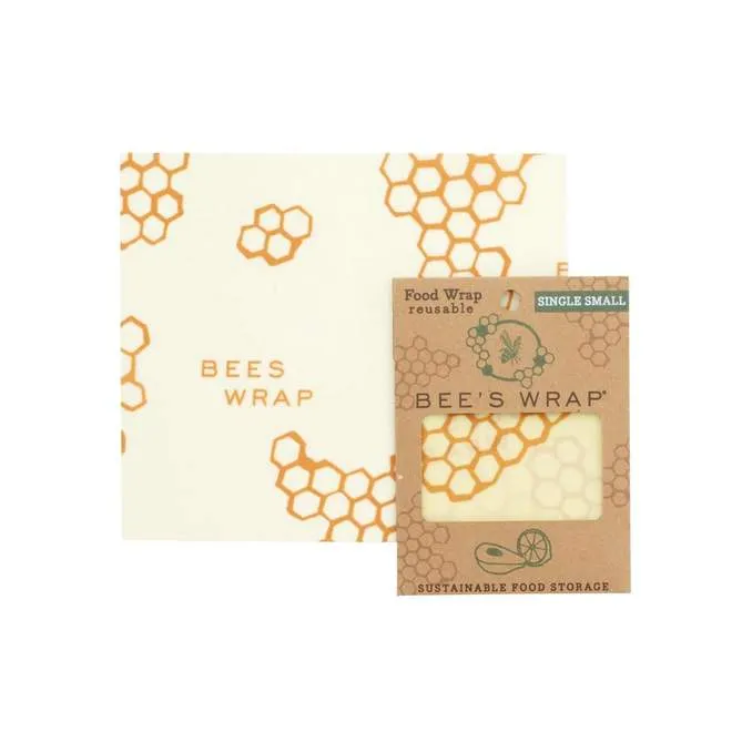 Beeswax Reusable Food Wraps (Small Single Wrap) - Bee's Wrap