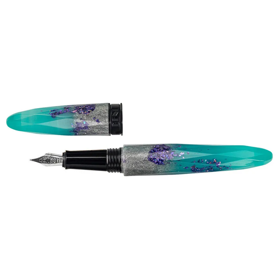 Benu Briolette Fountain Pen - Luminous Lagoon