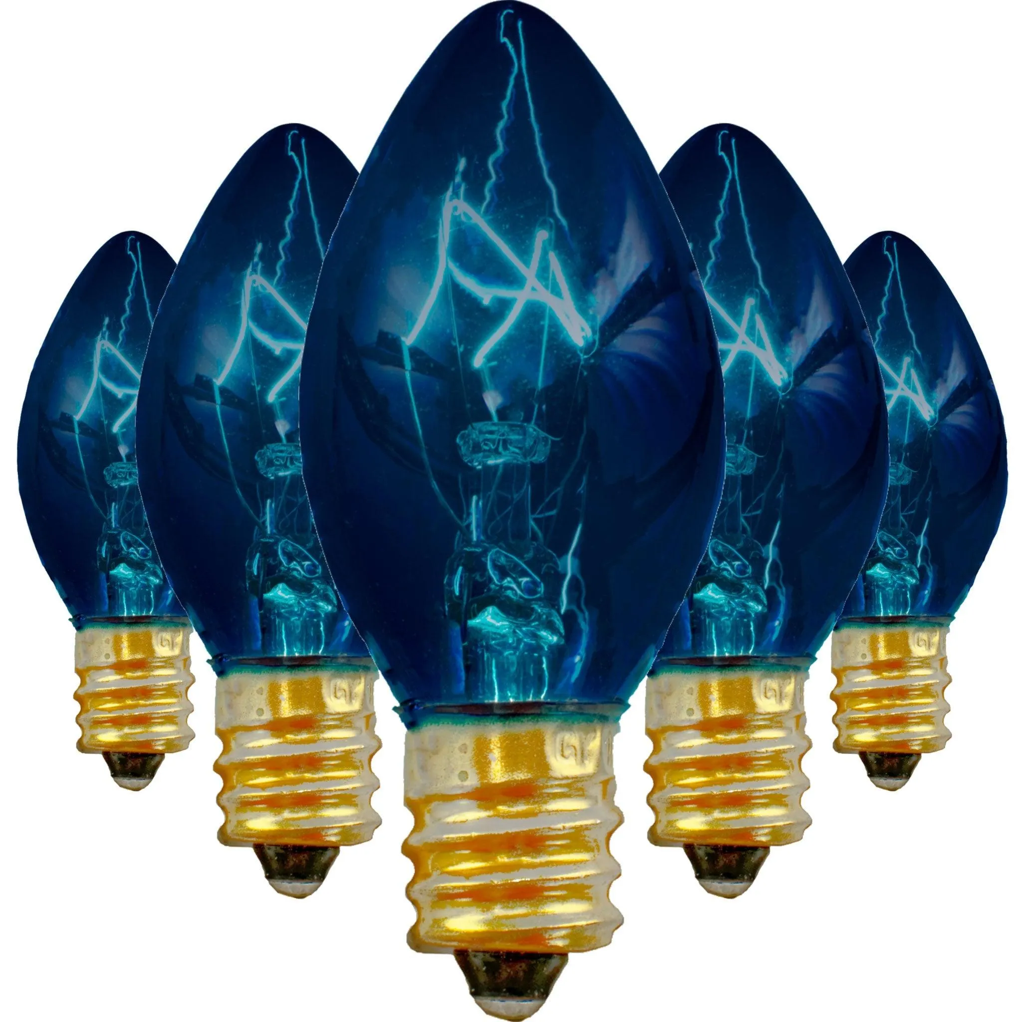 Blue Magnetic String Lights