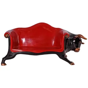 Bull Sofa Life Size Statue