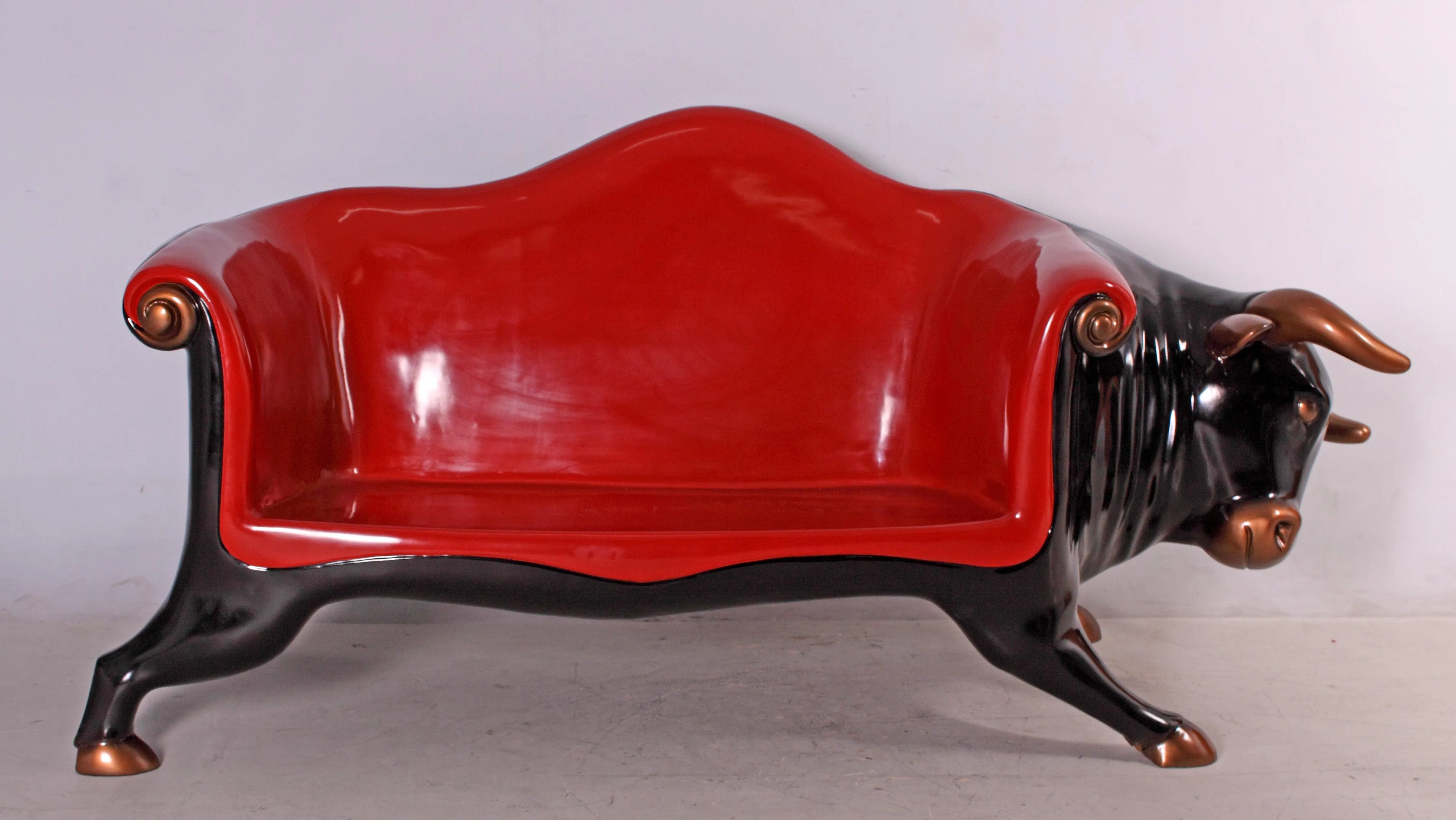 Bull Sofa Life Size Statue