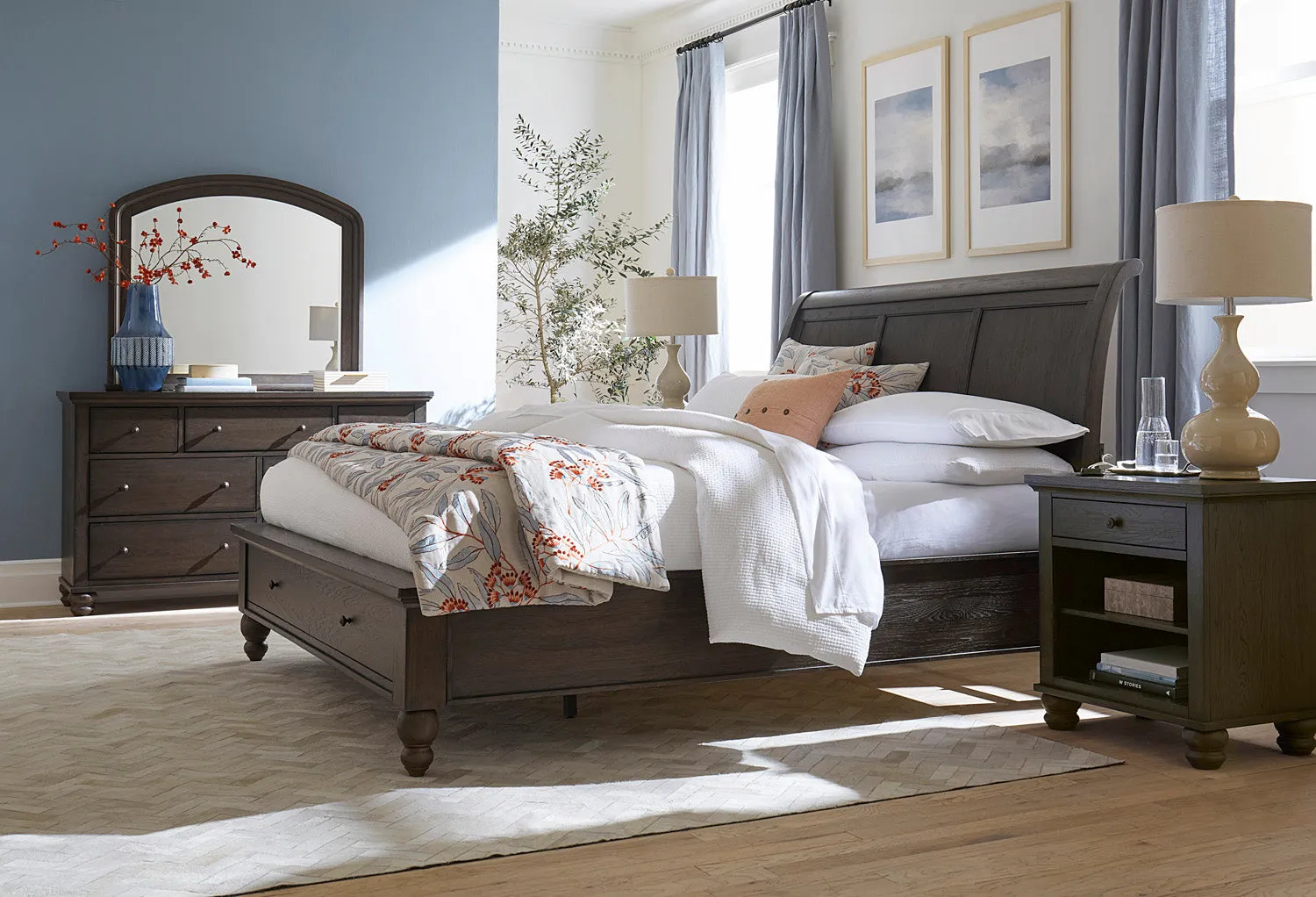 Cambridge Double Dresser - Cracked Pepper
