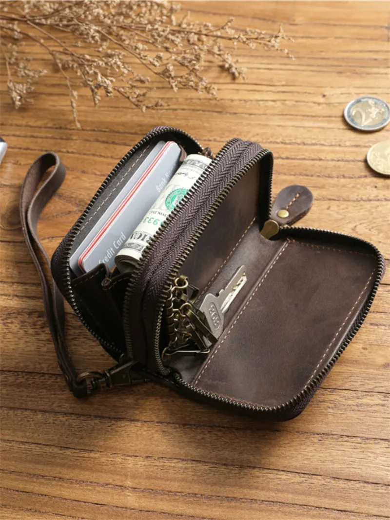 Car Key Fob Wallet Leather Wallet and Key Holder Leather Wallet With Key Holder Cool Key Wallets
