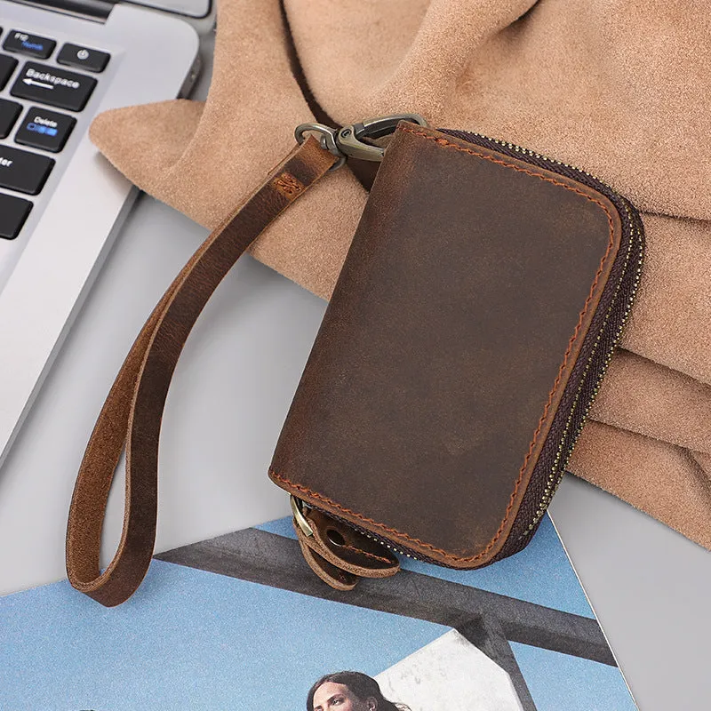 Car Key Fob Wallet Leather Wallet and Key Holder Leather Wallet With Key Holder Cool Key Wallets