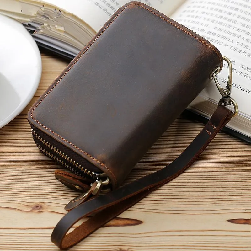 Car Key Fob Wallet Leather Wallet and Key Holder Leather Wallet With Key Holder Cool Key Wallets