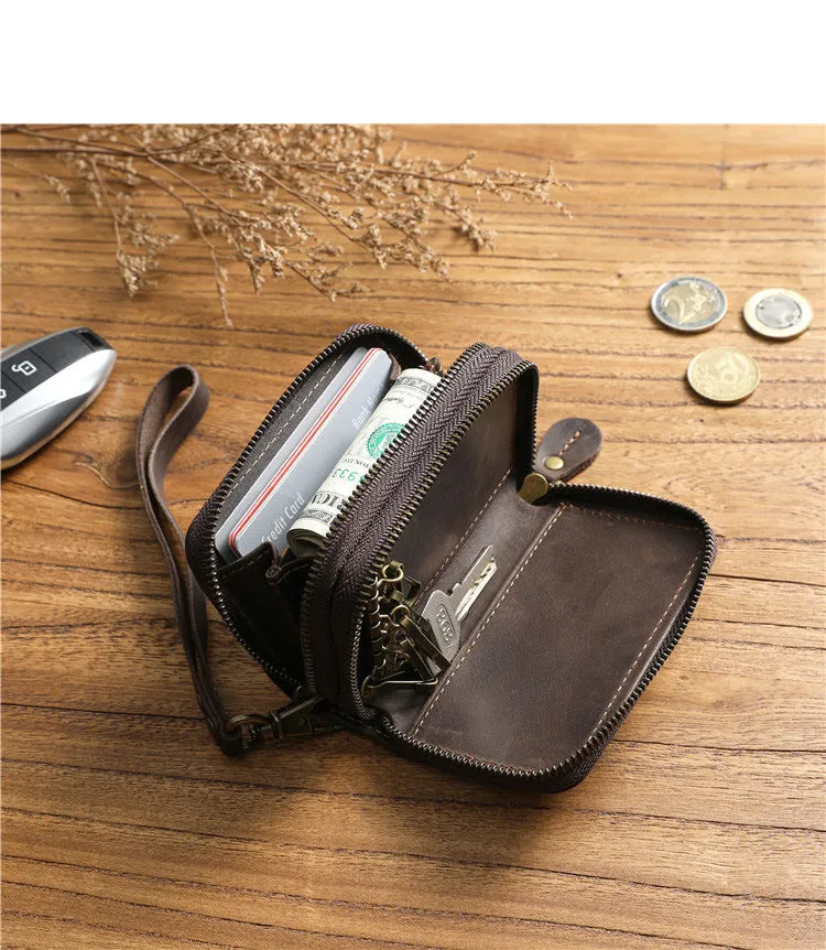 Car Key Fob Wallet Leather Wallet and Key Holder Leather Wallet With Key Holder Cool Key Wallets