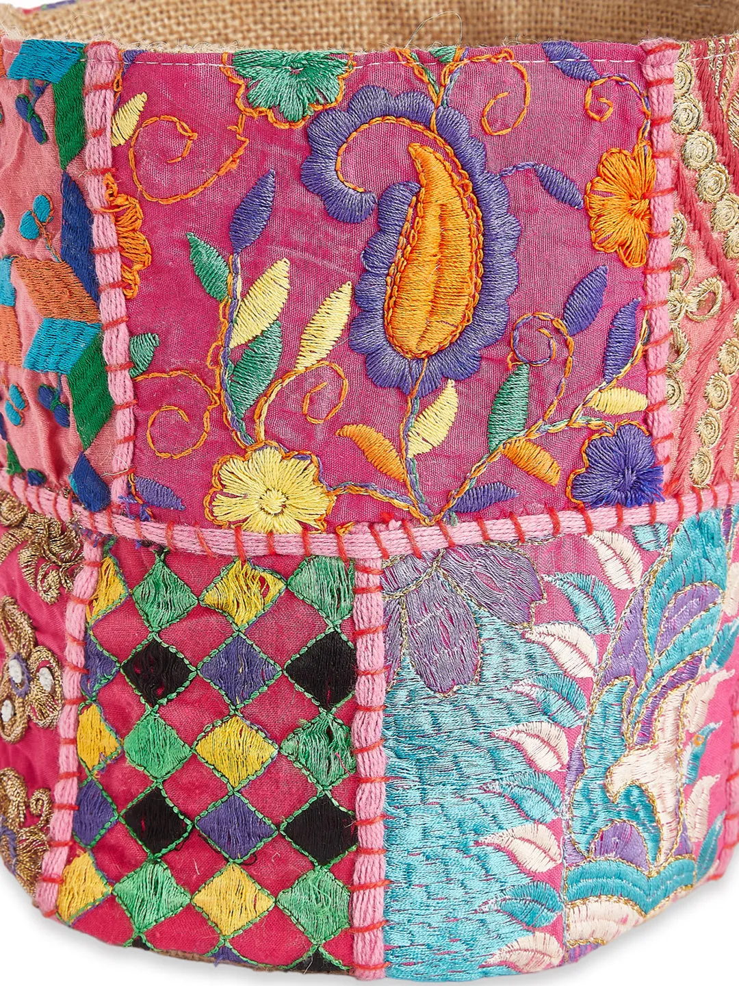 Carmine Pink Pot Cover (Small)